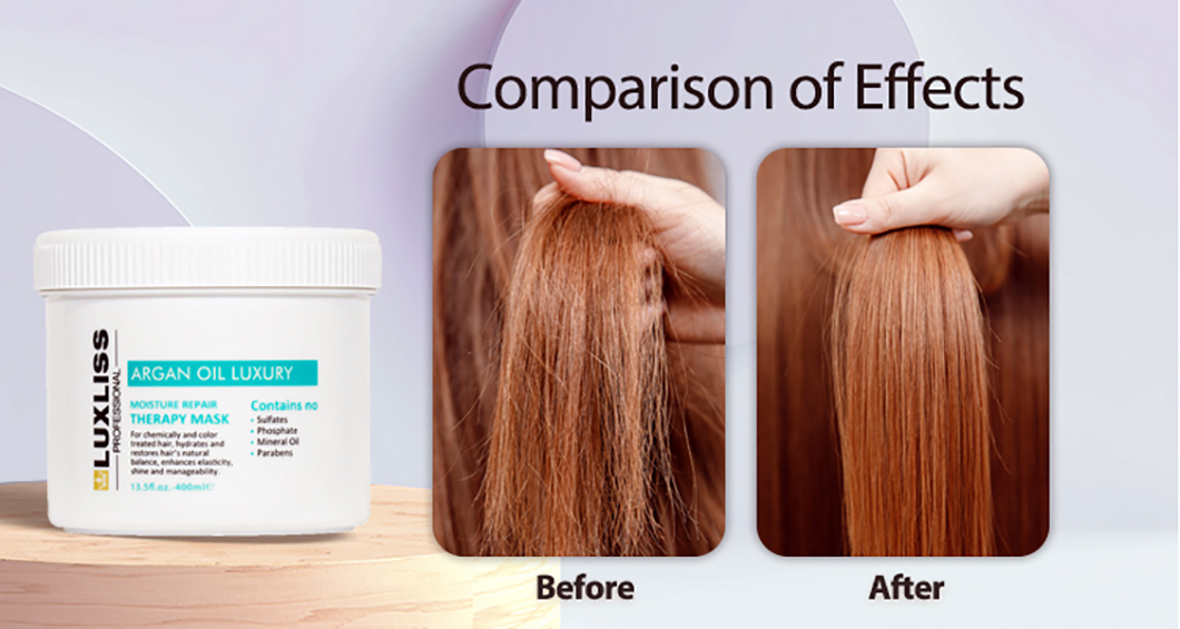 Luxliss Argan Oil Smooth Repair Hair Mask