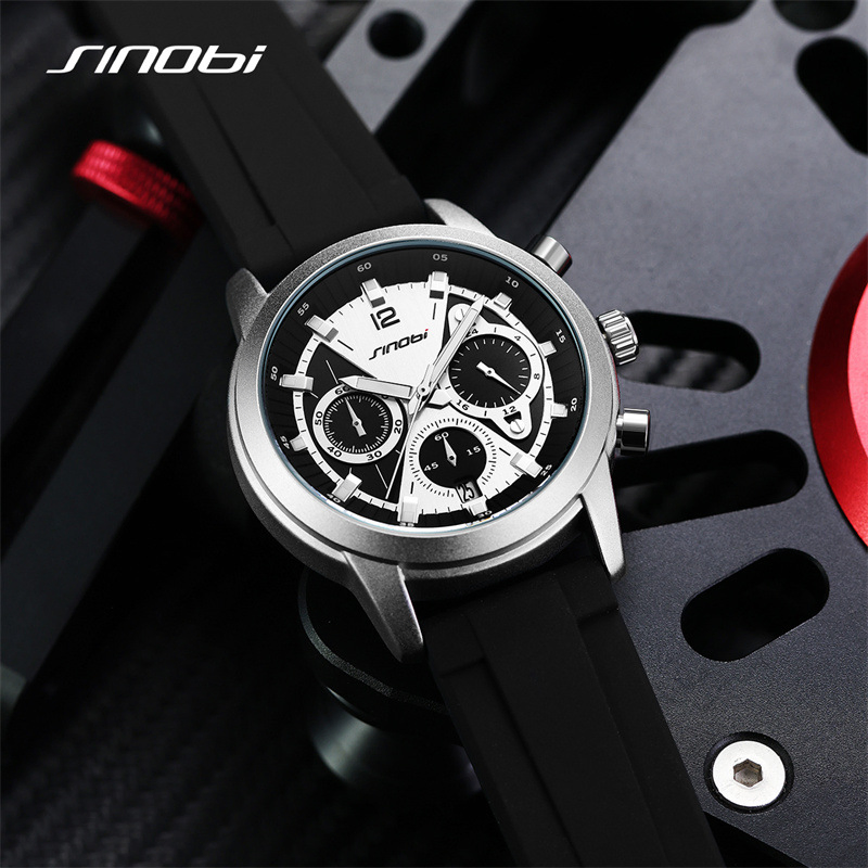 Hot-Selling Sinobo S9916g Neutral Waterproof Calendar Men's Multi Functional Quartz Watch