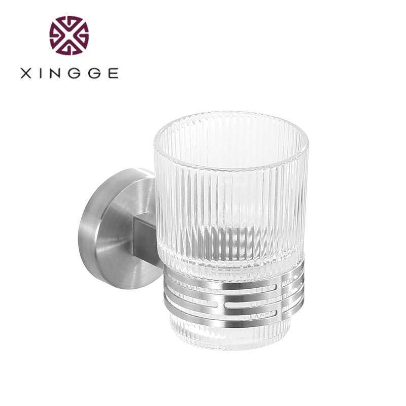 Elegant SUS 304 Wall Mounted Bathroom Soap and Toothbrush Holder