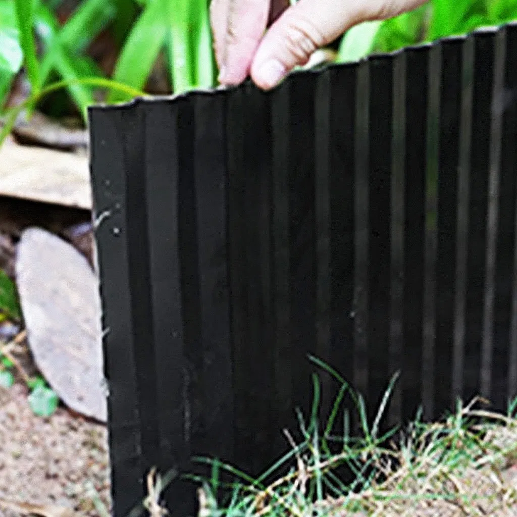 Corrugated Metal Garden Edging 6" X 40FT, Landscape Edging Border