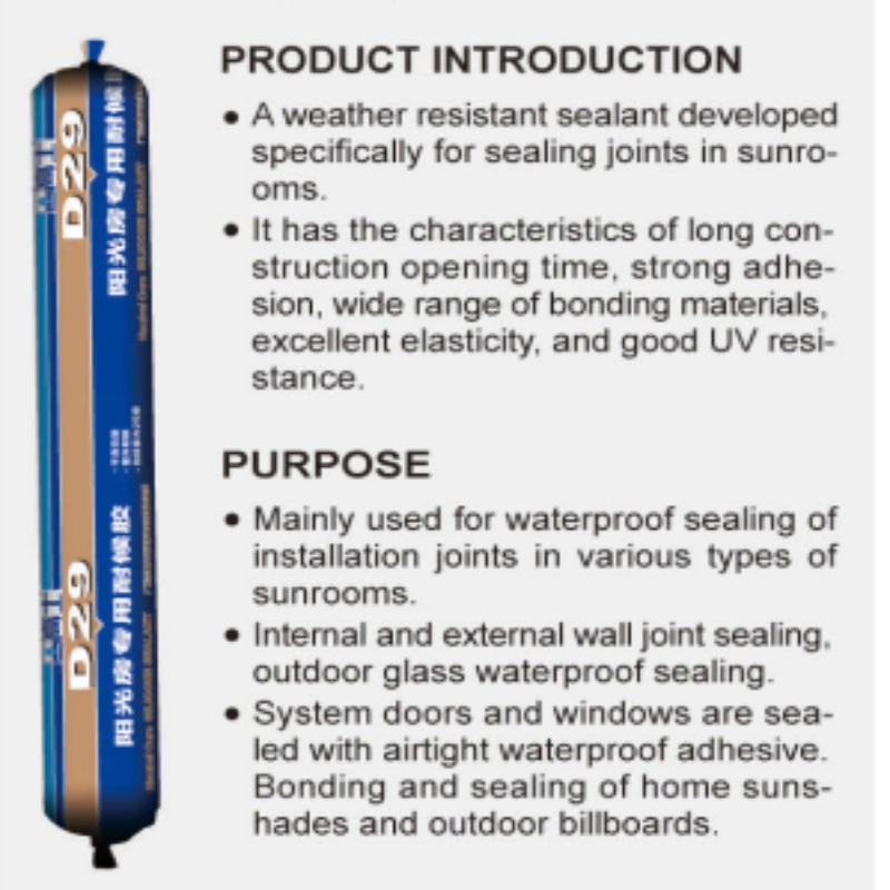 Private Label Ms Polymer Ms Sealant Modify Silicone Sealant