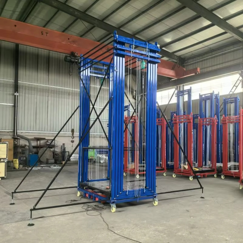 New Type 3-8m Electric Lifting Scaffolding Telescoping Lift Construction Indoor Freight Lift