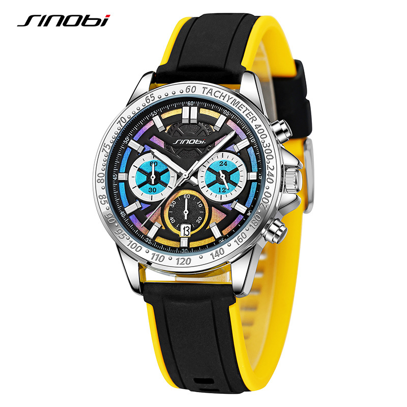 Sinobi S9886g Popular Men's Sports Business Luminous Waterproof Fashion Quartz Watch