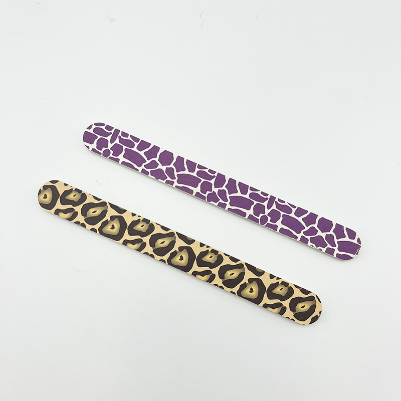 Custom Logo Colorful Patterns Nail Trimming Nail File Polishing Grit Nail Art Nail File