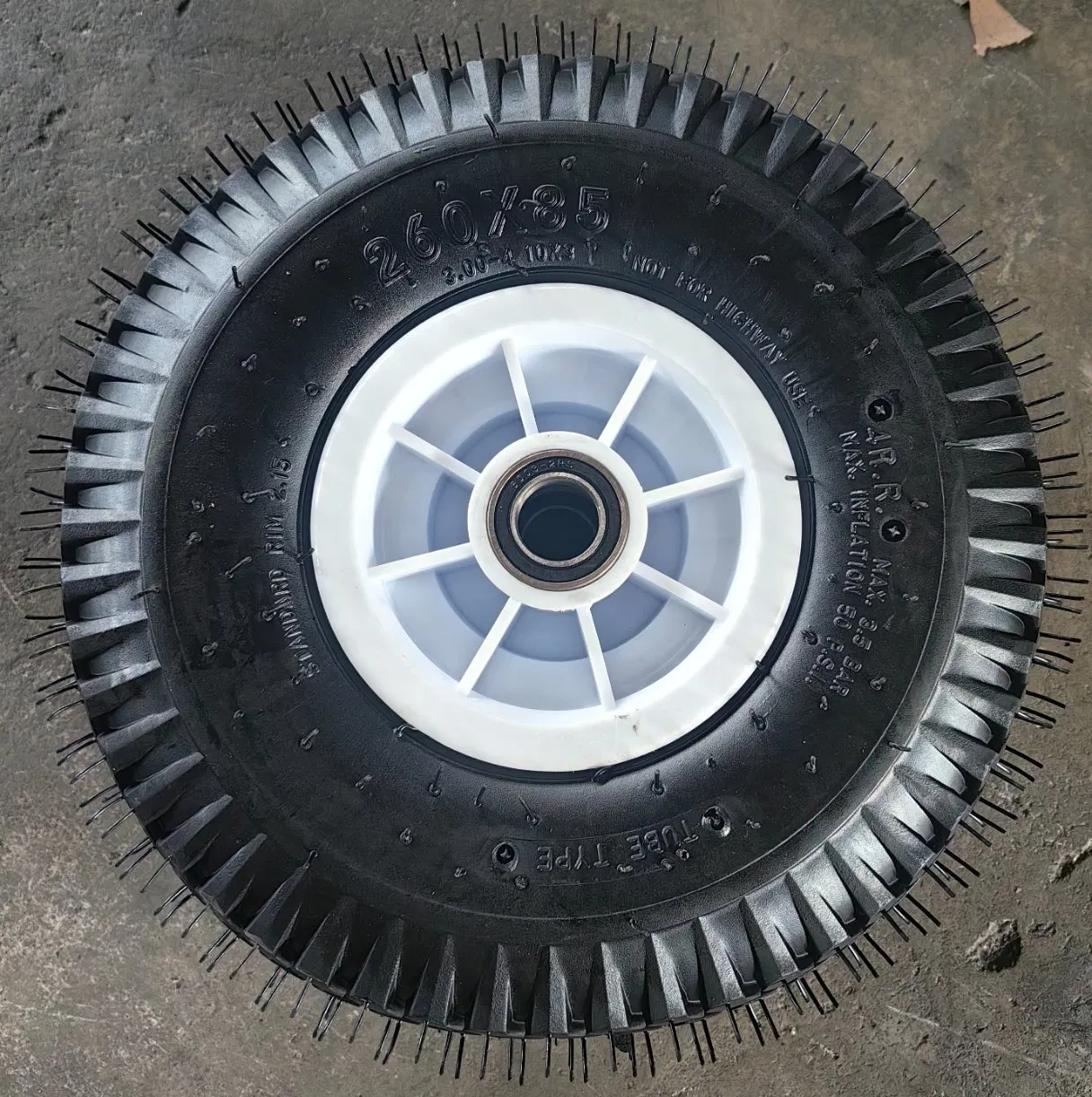 Air Filled Pneumatic Rubber Wheel 260 mm for Scooters