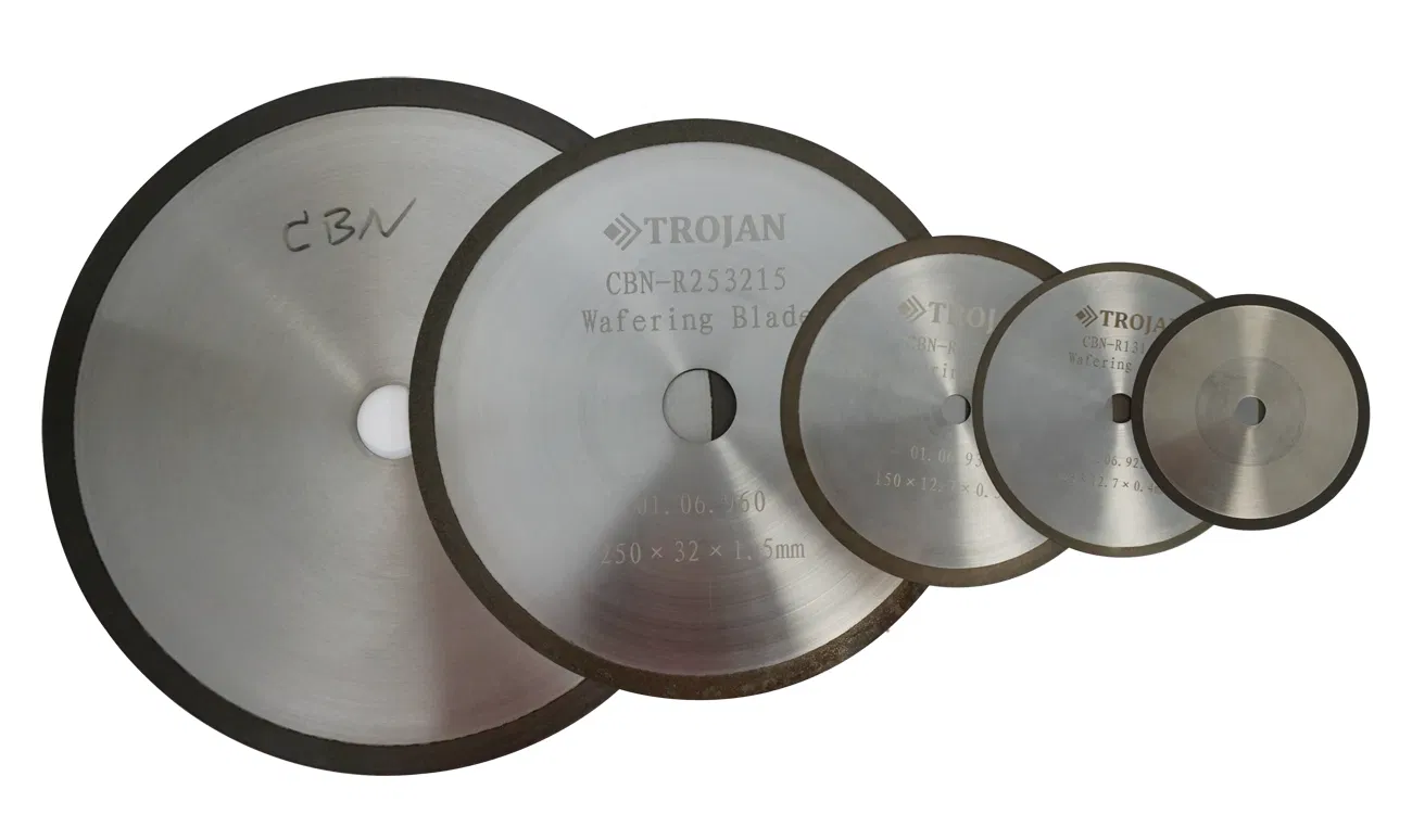 Wafering Blade for Cutting Hard Brittle Delicate Materials