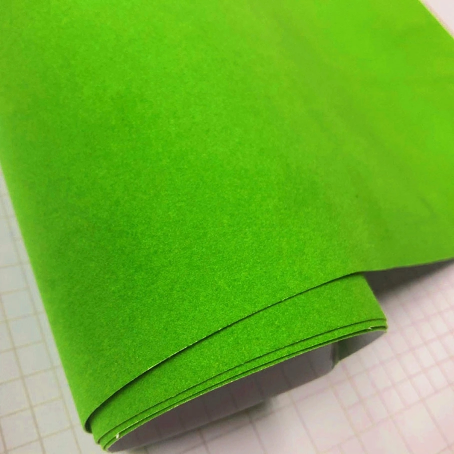 PVC Self Adhesive Foil Flocking Adhesive Plastic Film Rolls Contact Paper Velvet Film Gift and Floral Wrapping Films with Good Price