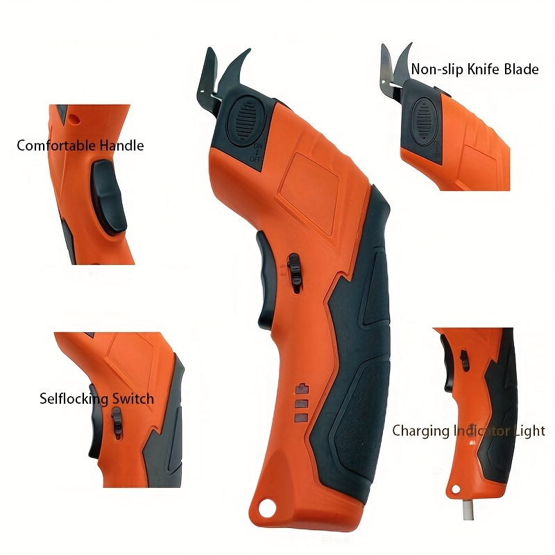 Аккумуляторные электрические ножницы для ткани 3.7В