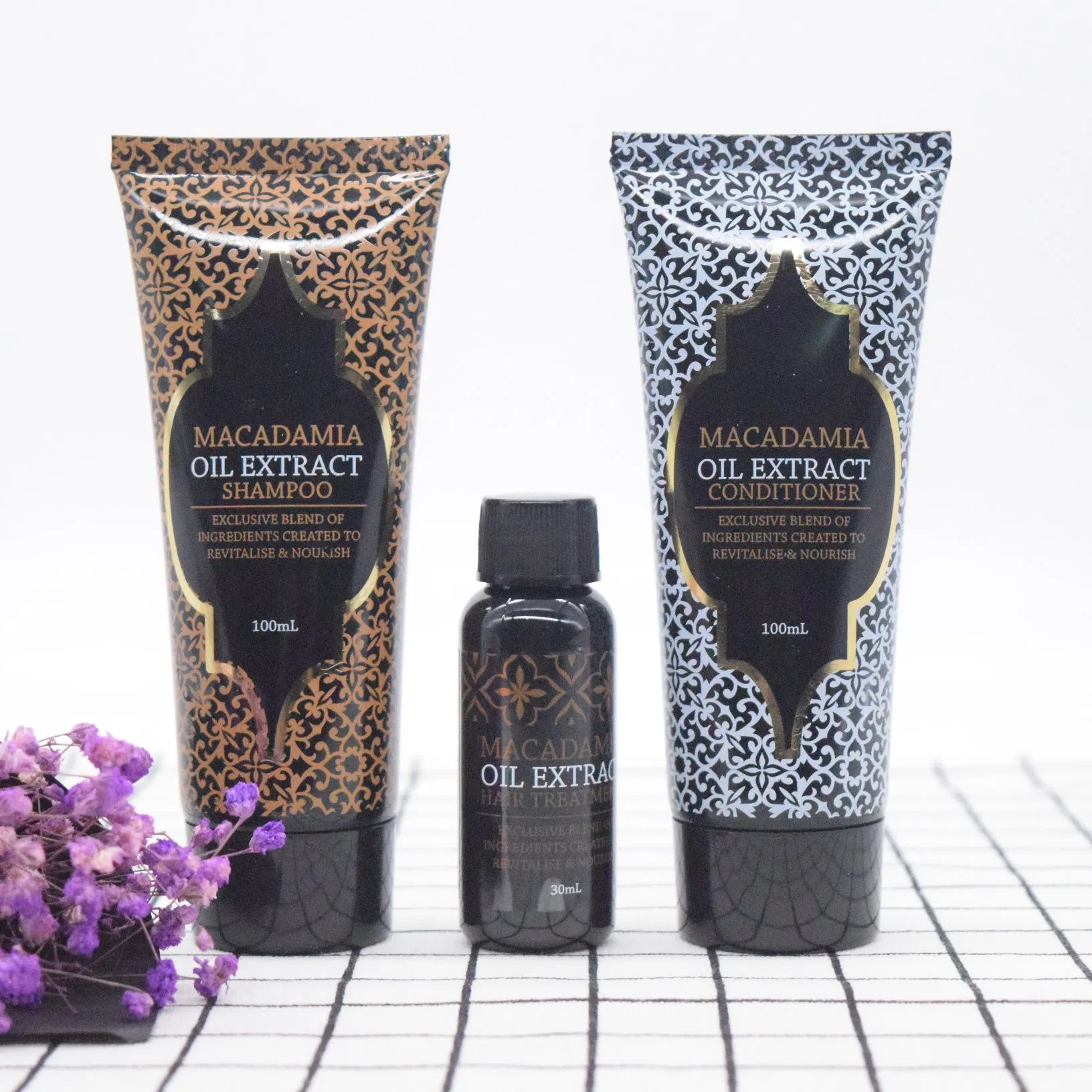 100ml Natural Australia Macadamia Oil Extract Hair Treatment Set Shampoo