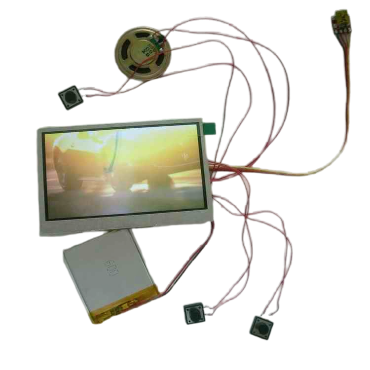 High-Quality Video Greeting Card Screen Module for Memorable Occasions