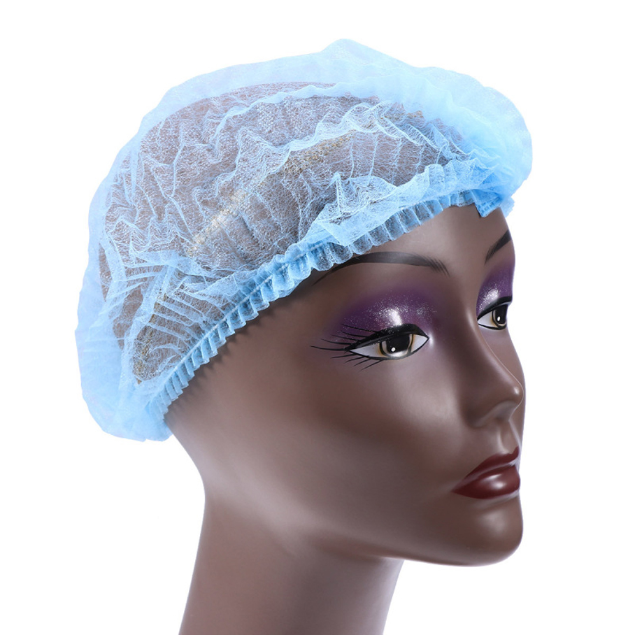 Disposable Elastic Bouffant Clip Cap