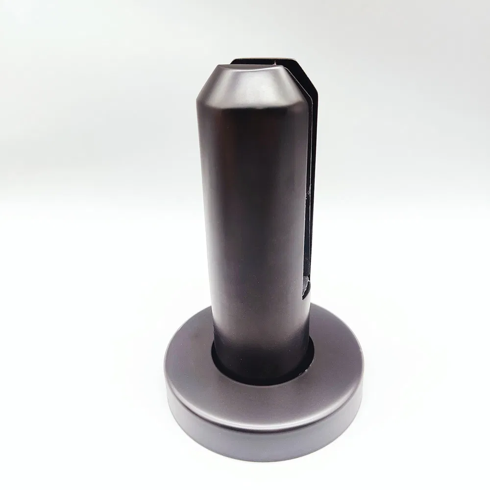 Black Color 160mm Glass Railing Clamp Glass Spigot Fitting
