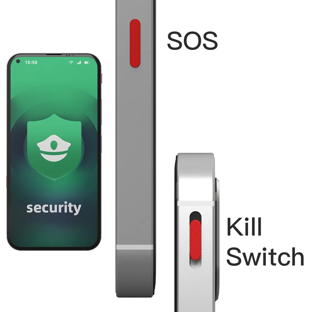 Amazing ODM 6.26 Inch Security Smartphone 3G 4G Kill Switch Government Official Android Phone with Encrypted Chip