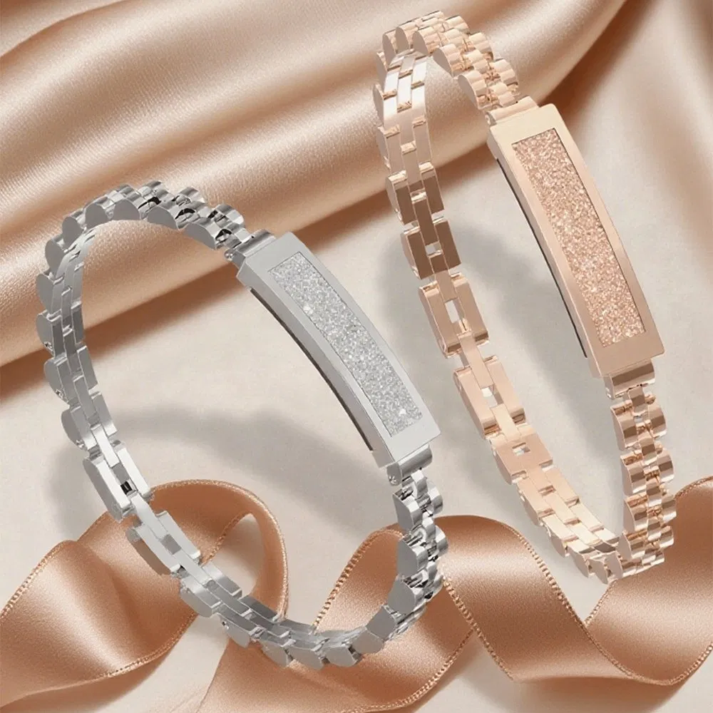 Умный браслет с металлическим браслетом для здоровья