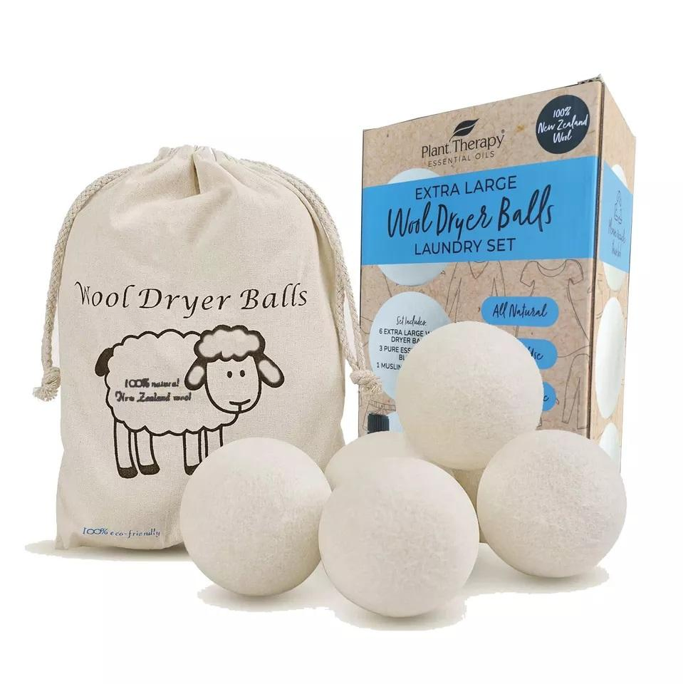 Organic Oil Fregances New Zealand Wool Felt Laundry Dryer Ball