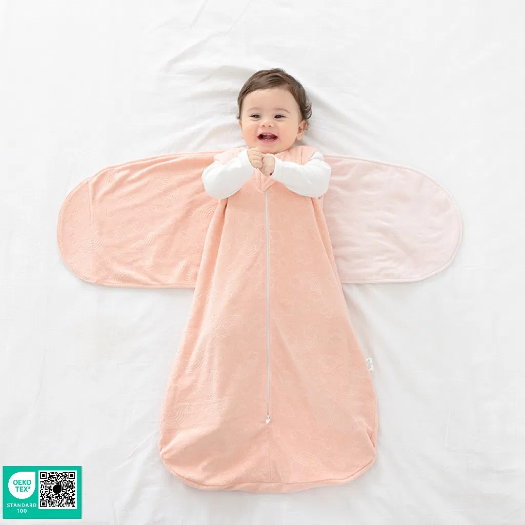 Factory Wholesale Price Bamboo Fabric Wrapped Anti Kick Sleeping Bag for Baby