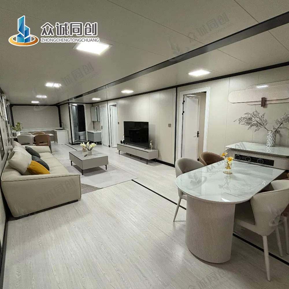 Anticorrosion Container House with Triangle Roof for Disaster Relief House