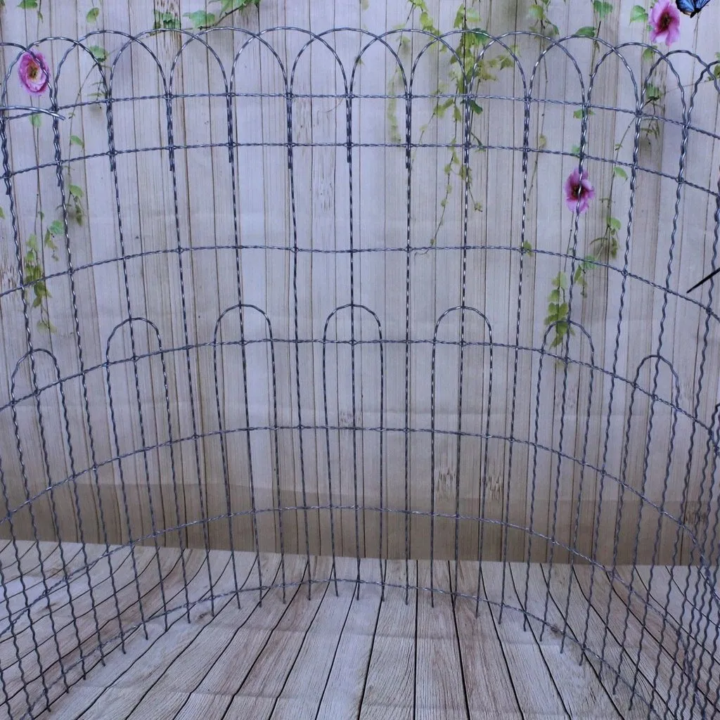 Custom Steel Border Patio Walkway Garden Fence Panels