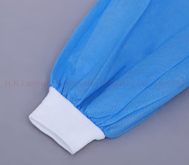 Ly Disposable Medical Sleeve Cover with Knitted Cuff