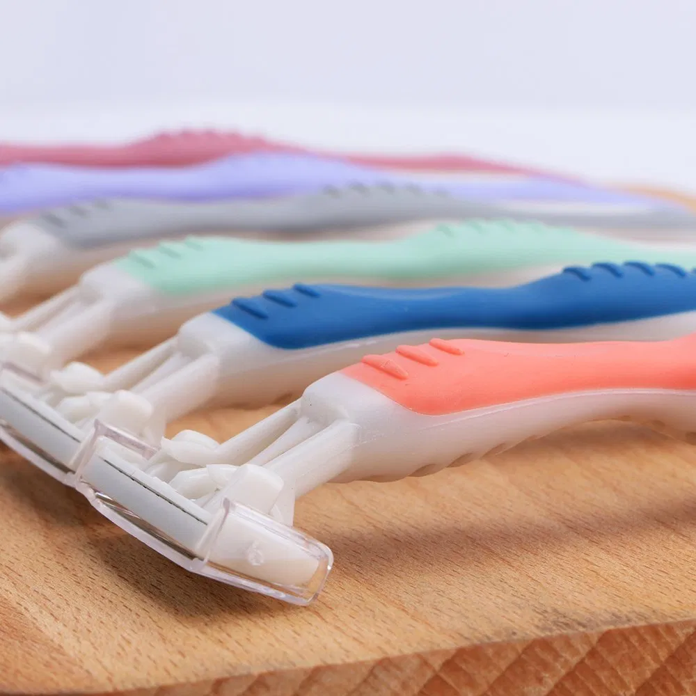 D332L Private Label High Quality New Triple Blade Disposable Shaving Razor Factory Price