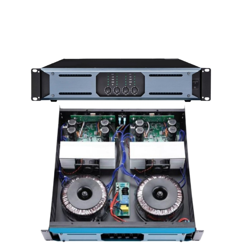 Four-Channel Pure Power Amplifier - Domc E4.3, 300W X 4 Output