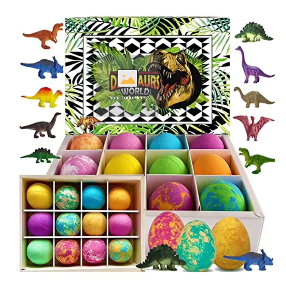 Colorful Bath Bomb Surprise with Hidden Toy Inside for Kids Fun Bath Bombs