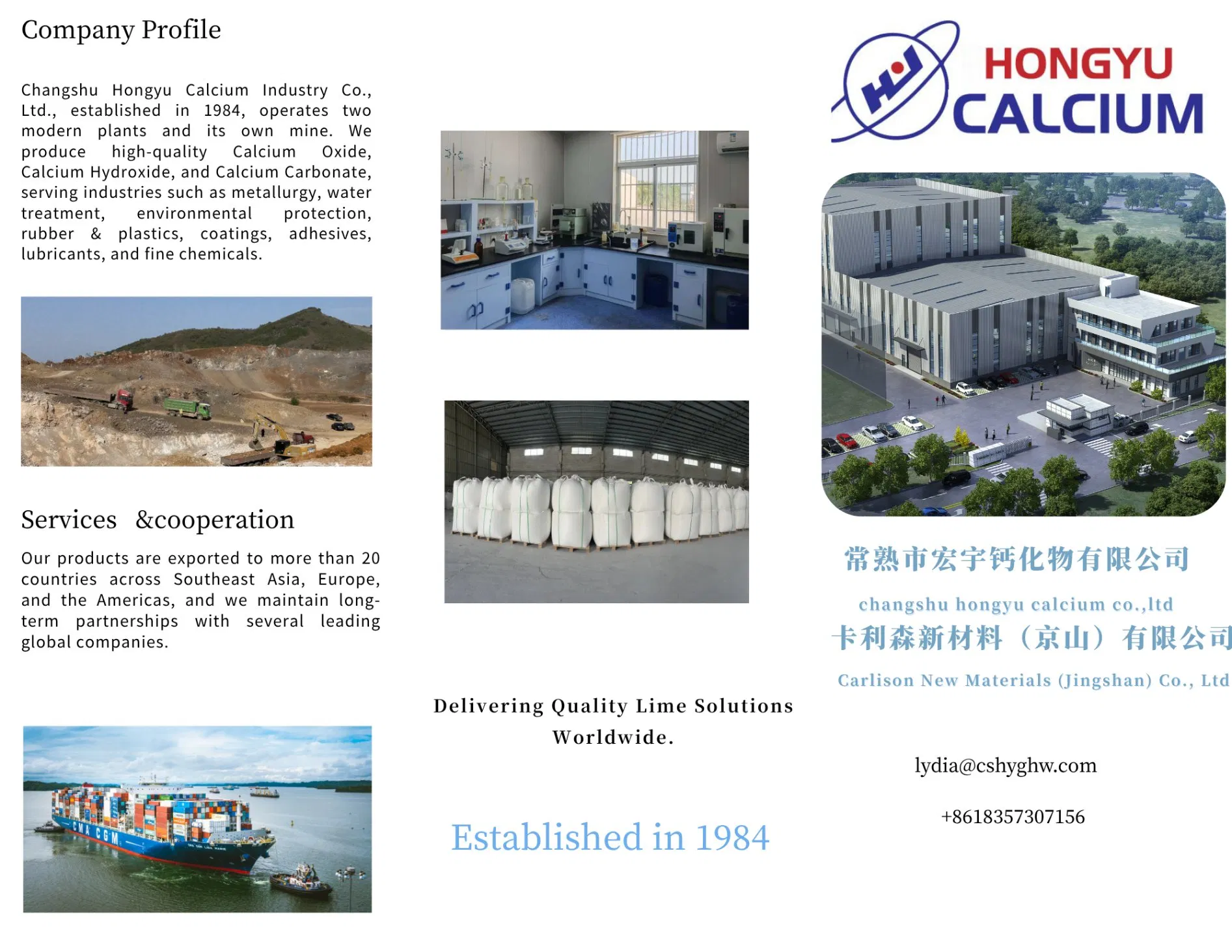 Low Price High Quality Calcium Carbonate Granules Factory Direct Supply