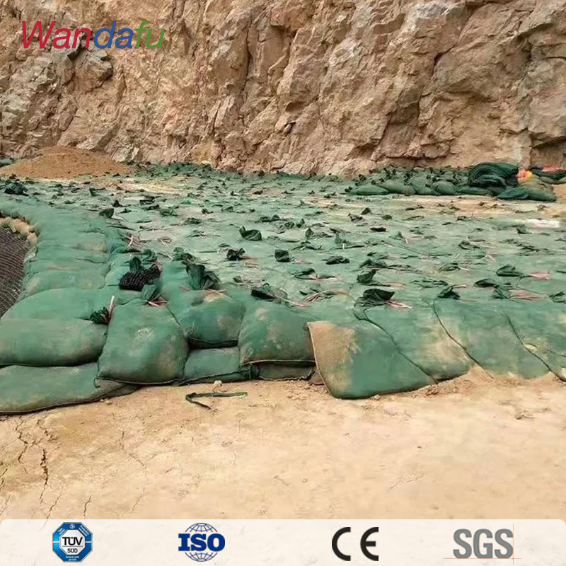 High Strength Sandbag Customized Nonwoven PP Woven Geotextile Geobag