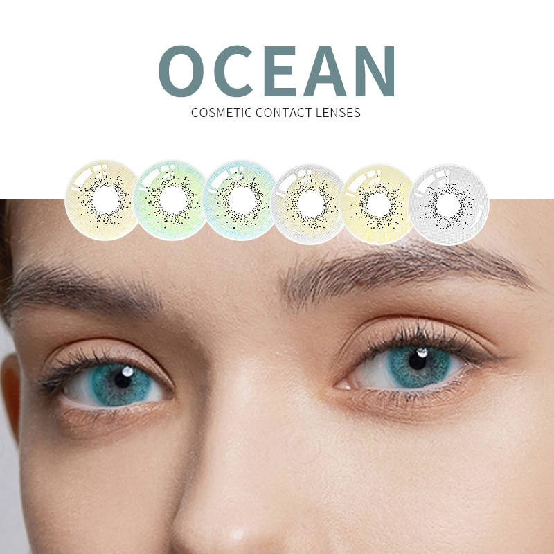 Factory Price 2PCS/Pair Soft Contact Lens Beauty Contact Lenses Eye Cosmetic Color Lens Eyes