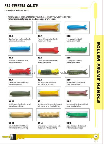 4 Inch Mini Polyester Paint Roller Cover and Frame with Plastic Handle for Trim Corner Edges or for Small Project Painting for Water Latex or Oil Paints