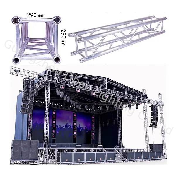 Square Goal Post Stage Concert Aluminum Truss Durable Truss 1 Meter Truss 290 for Event