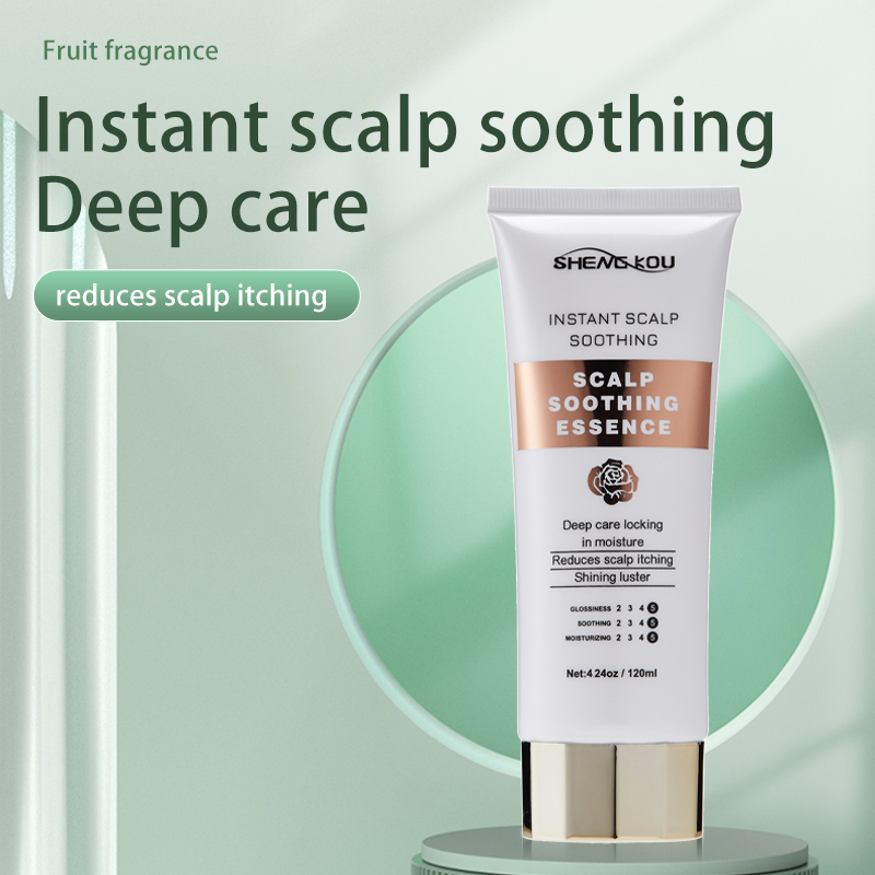 Customized Private Label Peppermint Oil Relieve Scalp Caring Products Itching Smoothing Essence Hair Care Serum