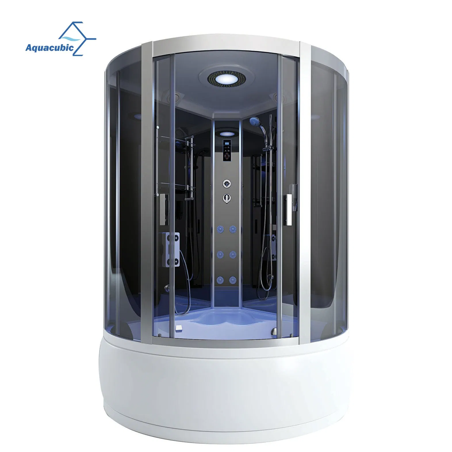 Luxury Enclosed Bath Steam Shower Cabins, Wet Sauna Steam Shower Rooms Combination for Indoor Bathroom