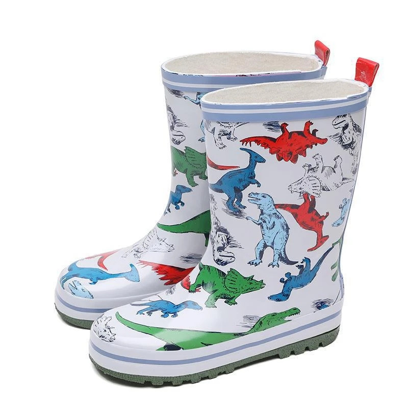 Winter Kids Rain Boots Boys Girls Outdoor Waterproof Rubber Boots