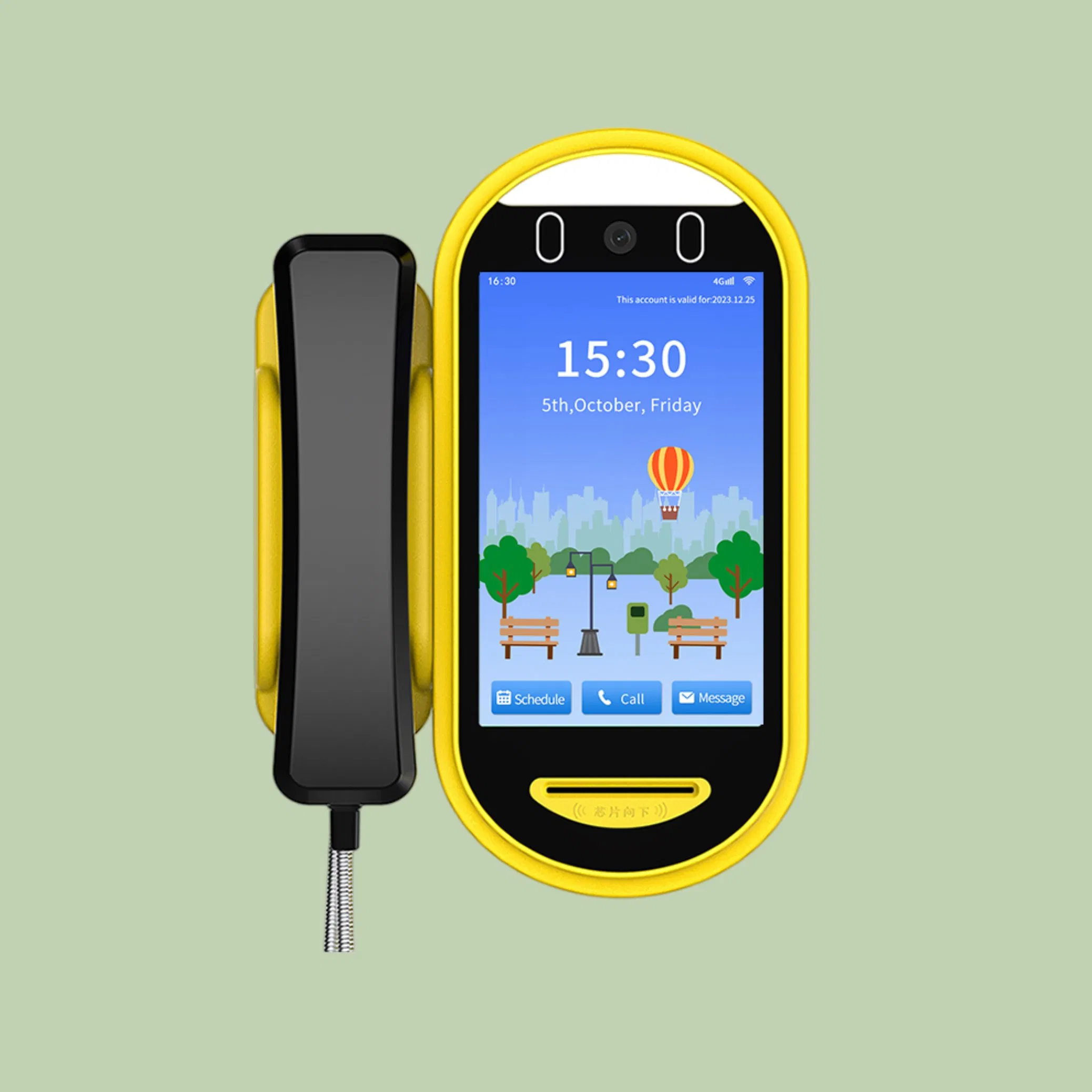 High-Definition 8 Inch Video Payphone for Public Spaces