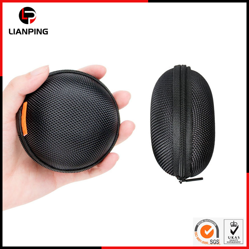 Чехол для наушников EVA, жесткий, с молнией