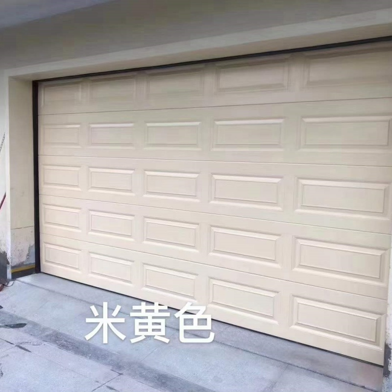 Steel Proof Security Steel Overhead Sectional Garage Door with Small Windows