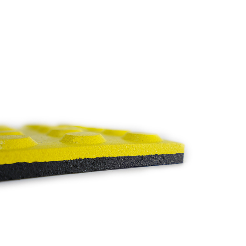 Factory Anti-Slip Wear-Resistant Tactile Floor Tiles for Blind Pathway Rubber Floor for Blind People Blind Tactile Rubber
