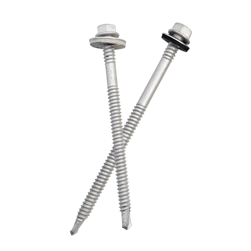 Саморез саморезный с металлической шайбой EPDM