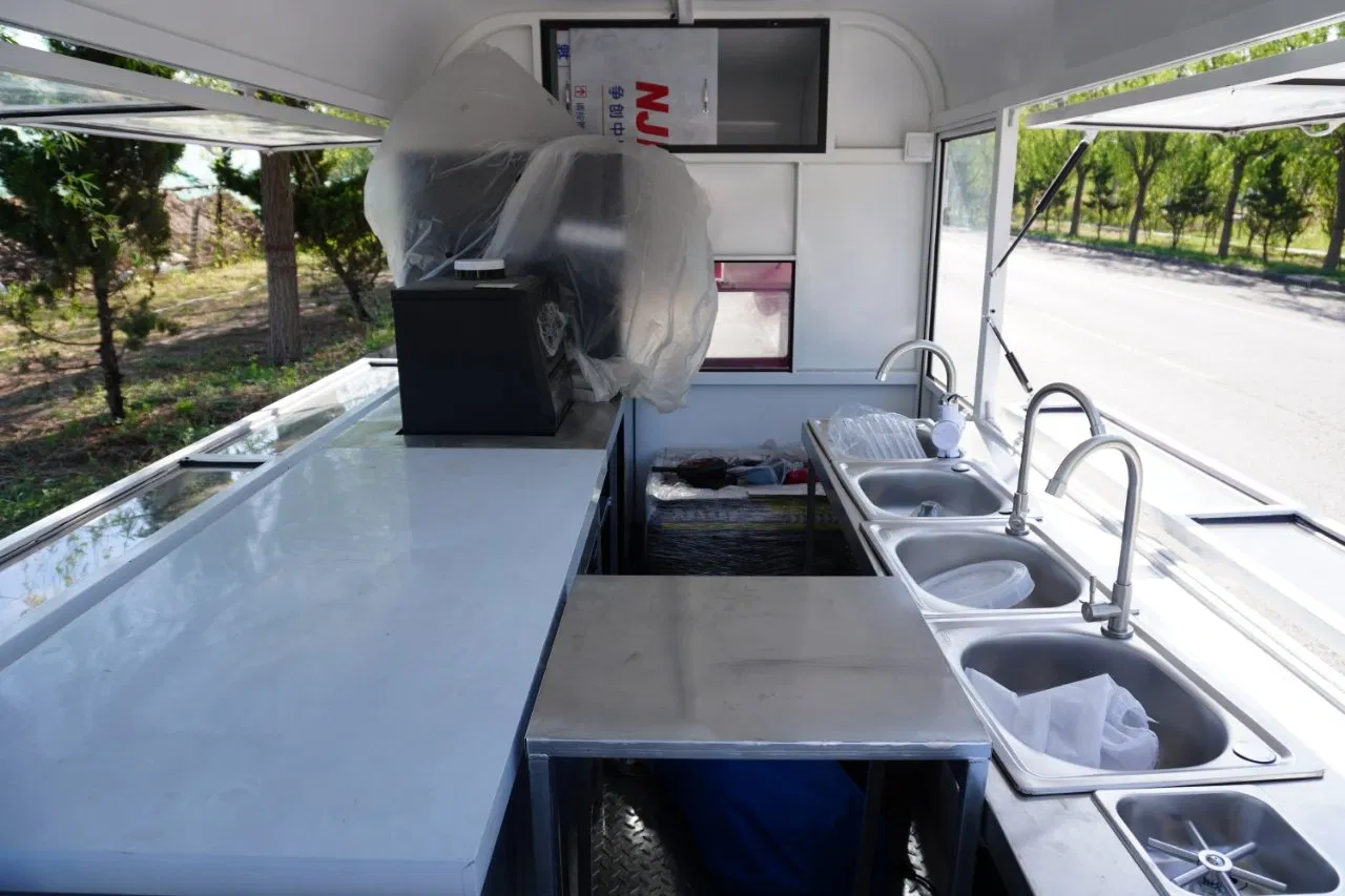 Electric Multi-Functional Tricycle Snack Cart Used Mobile Ice Cream Cold Drinks Milk Tea & Breakfast Stall for Winery 220V