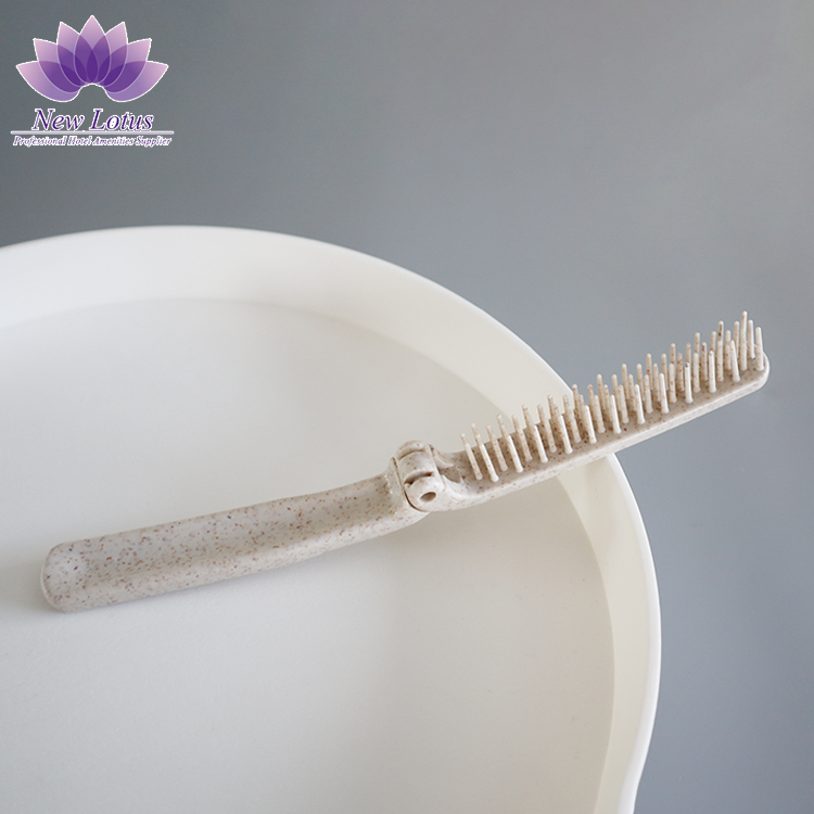 Hollowed-out Leaf Design Anti-Static Haircomb for Guesthouses and Homestays