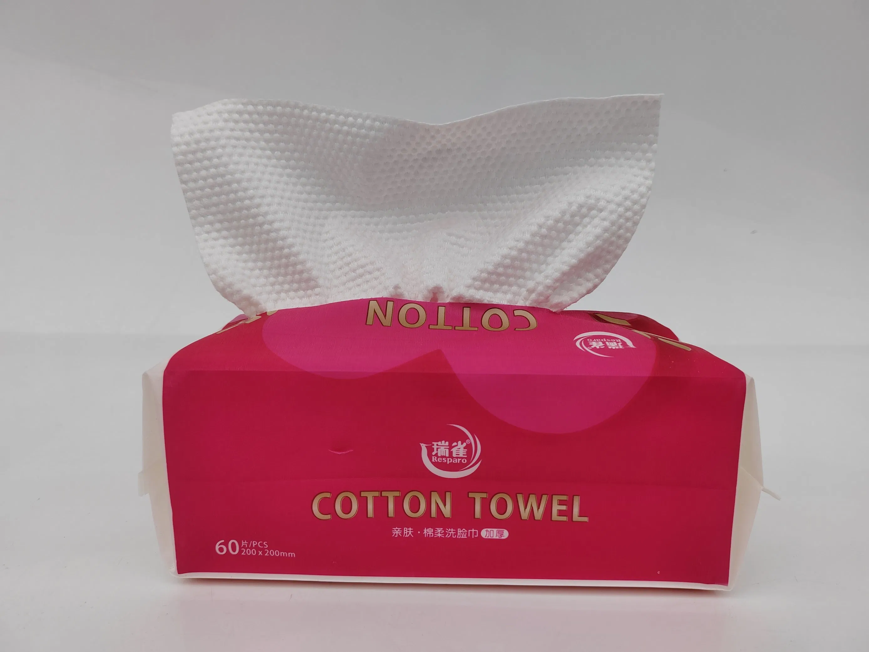 Daily Cleaning Cotton Face Towel Disposable Ultra-Soft Facial Tissue Face Dry Wipes