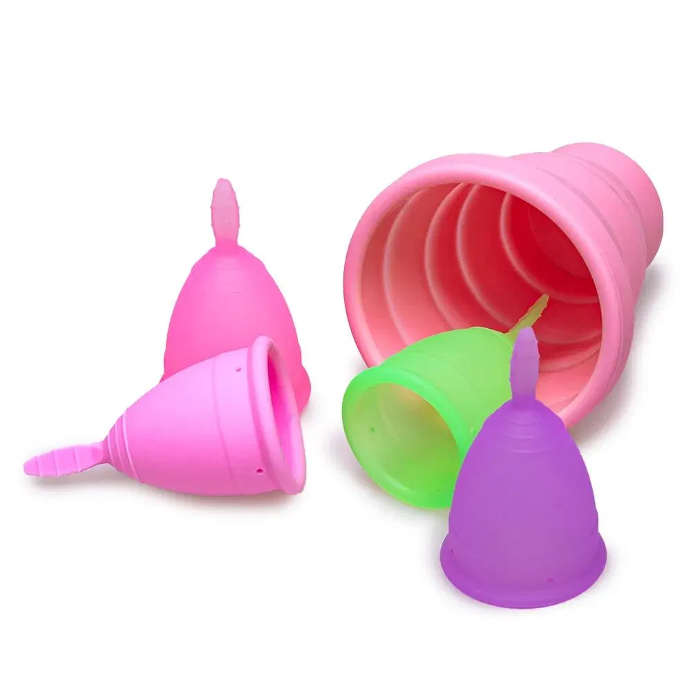 Medical Grade Silicone Woman Menstrual Cups CE Approved