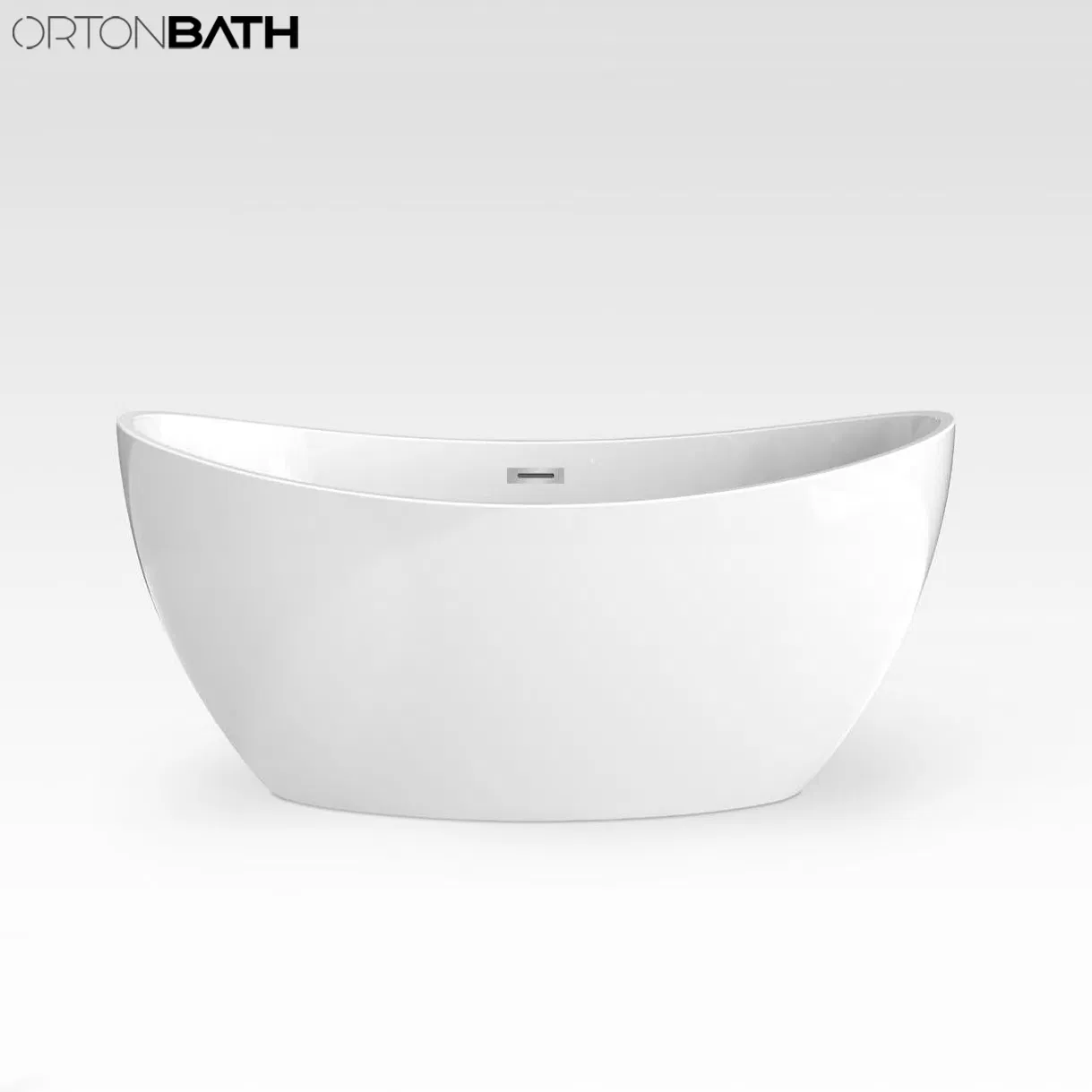 Угловая акриловая ванна Ortonbath с гидромассажем