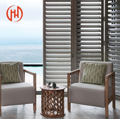Aluminium Sun Shutters Sun Shade Sliding Louver Rolling
