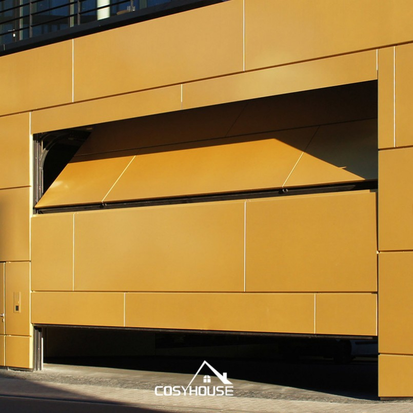 Premium Fluted Aluminum Folding Garage Door for Modern Villas with Automatic Remote