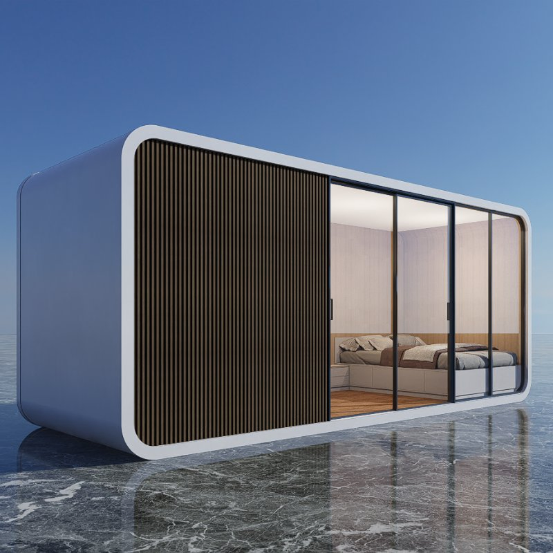 High Quality Luxury Tiny House 2 Bedroom Container Home Prefabricated Mobile Apple Cabin Office Hotel Office Personal Residence