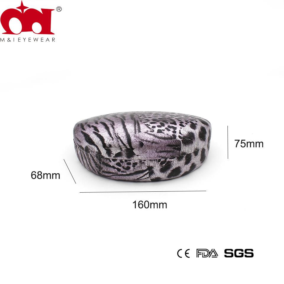 Purple Leopard Print Fashion Classic Pattern Hottest Selling Sunglasses Case Box