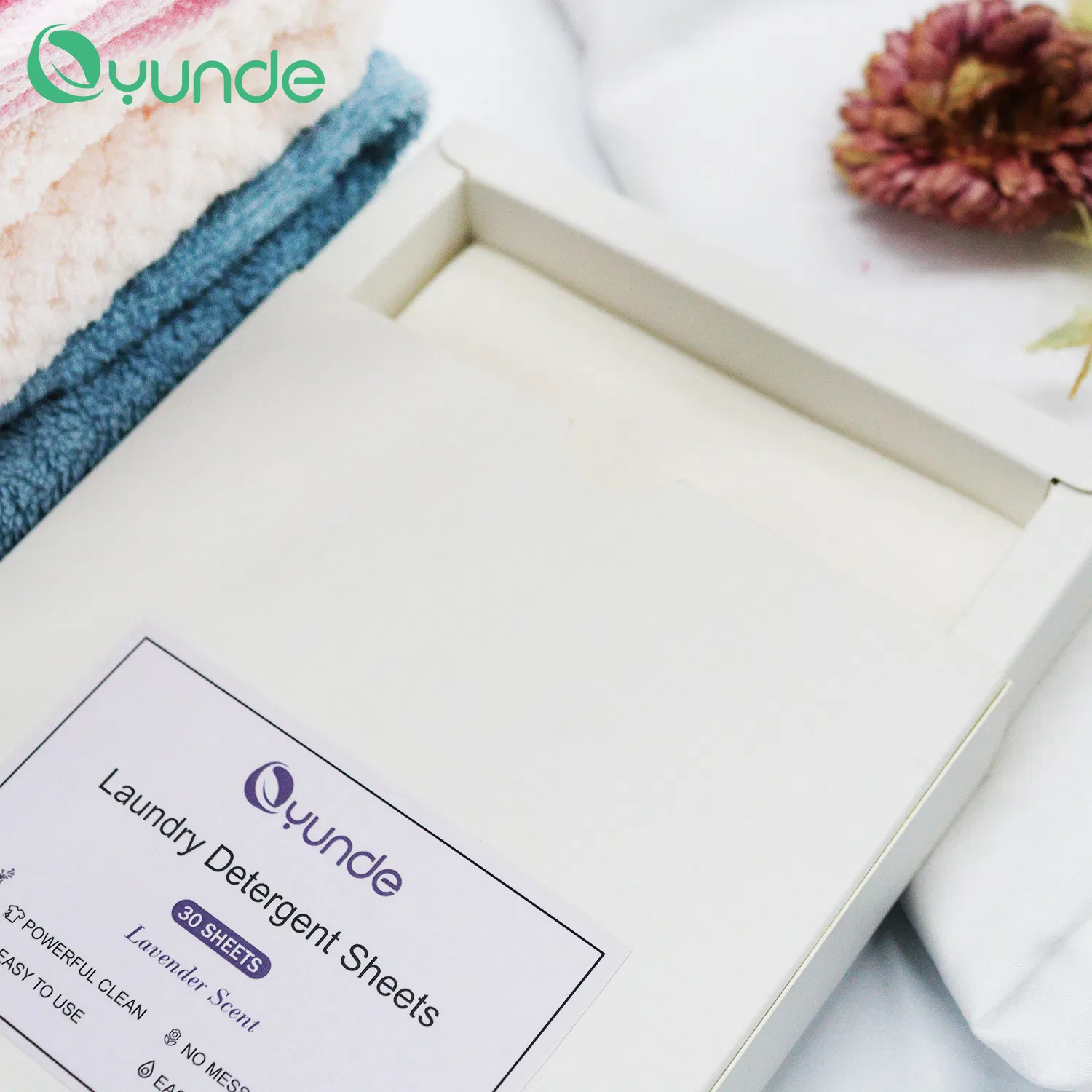 Bulk Wholesale Eco-Friendly Laundry Sheets in-Wash Clean Your Clothes