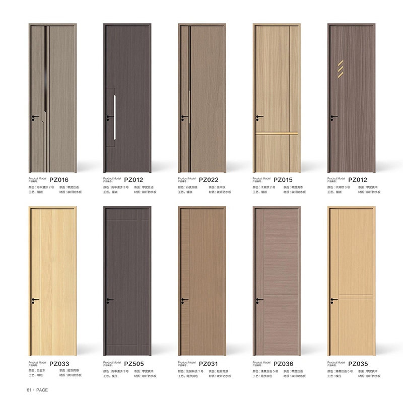 Modern WPC Solid Wood Interior Door for Stylish Apartments